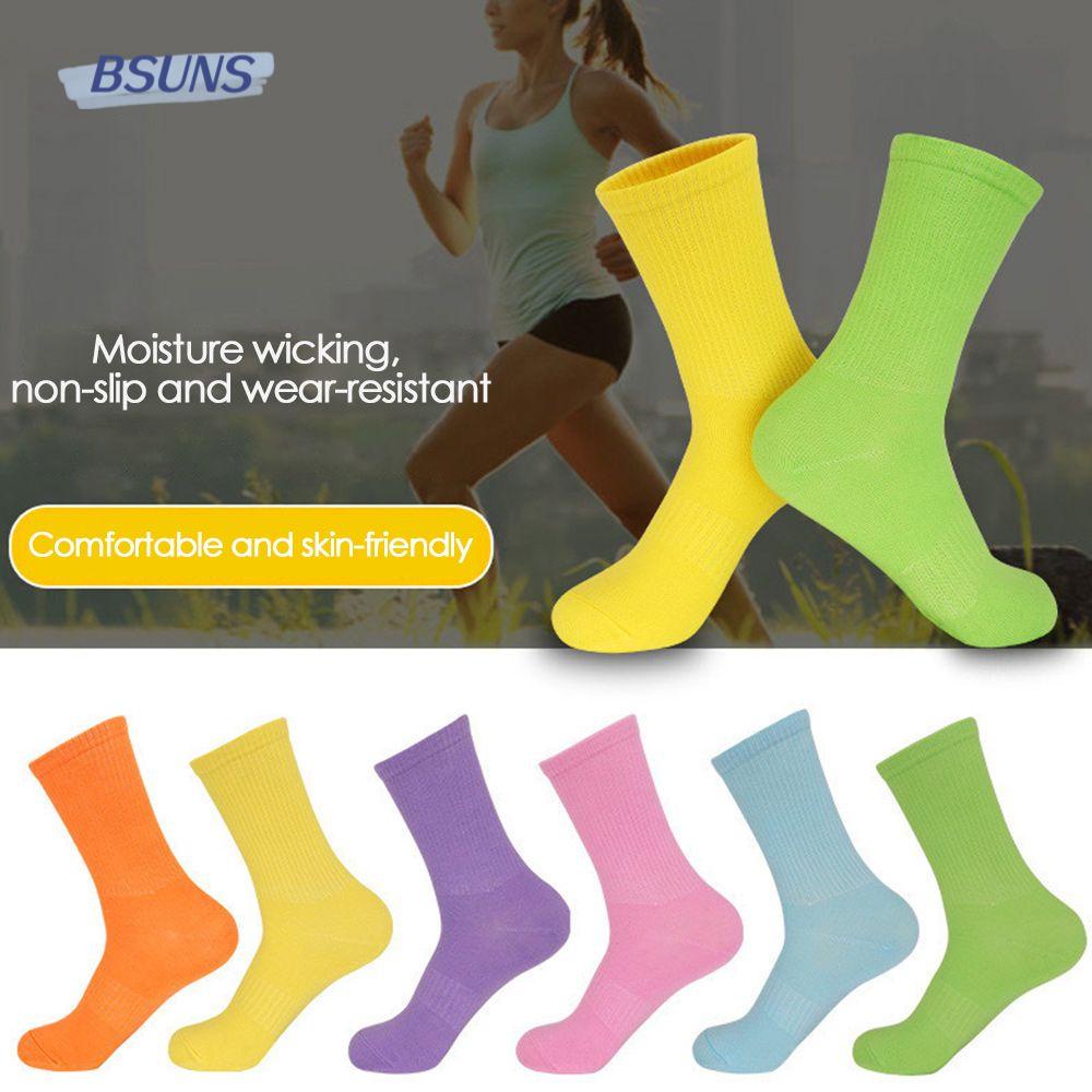 BSUNS Vớ cotton Thoáng Khí Màu Kẹo Ngọt Thời Trang Thường Ngày