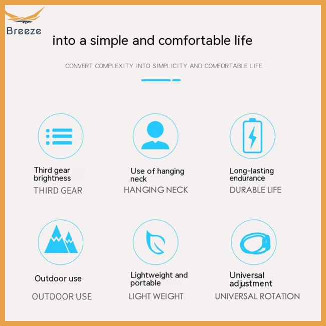 Đèn Led Đọc Sách Đeo Cổ 3 Độ Điều Chỉnh Được Tiện Dụng