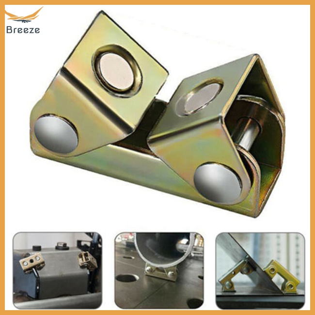 1 Giá Đỡ Kẹp Hàn Chữ V Bằng Kim Loại Từ Tính Có Thể Điều Chỉnh