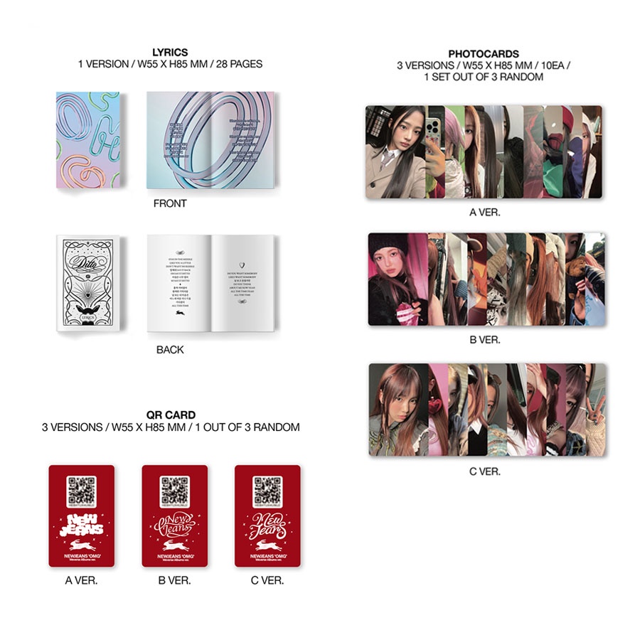 NewJeans - 1st single Album [OMG