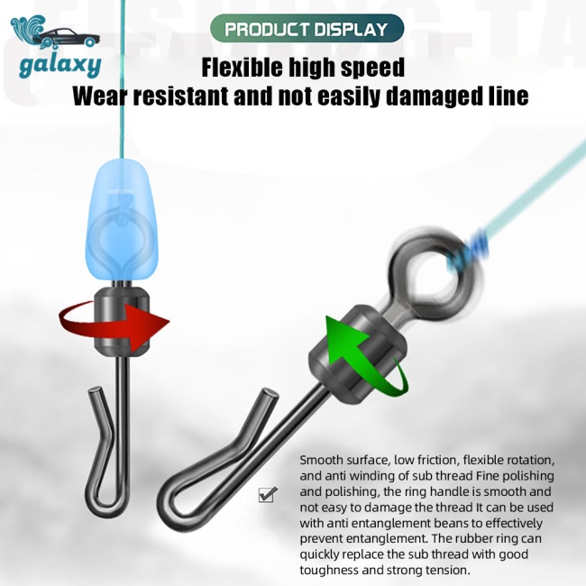 Galaxy Set 100 Khoen Ma Ní Chữ Q Hỗ Trợ Câu Cá