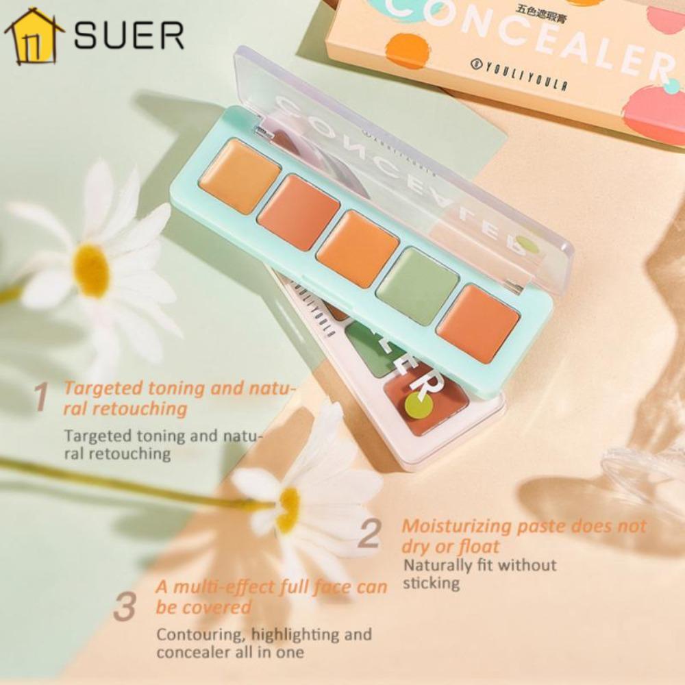 Kem Che Khuyết Điểm SUENIN Tự Nhiên Chống Thấm Nước Lâu Trôi Dưỡng Ẩm Với 5 Màu Lựa Chọn