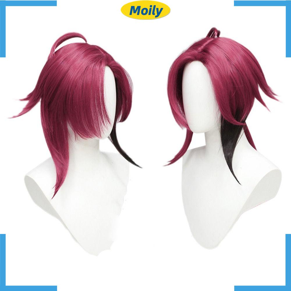 Bộ Tóc Giả Dài 55cm Bằng Sợi Tổng Hợp Chịu Nhiệt Cao Hóa Trang Nhân Vật Shikanoin Heizou Trong Game Genshin