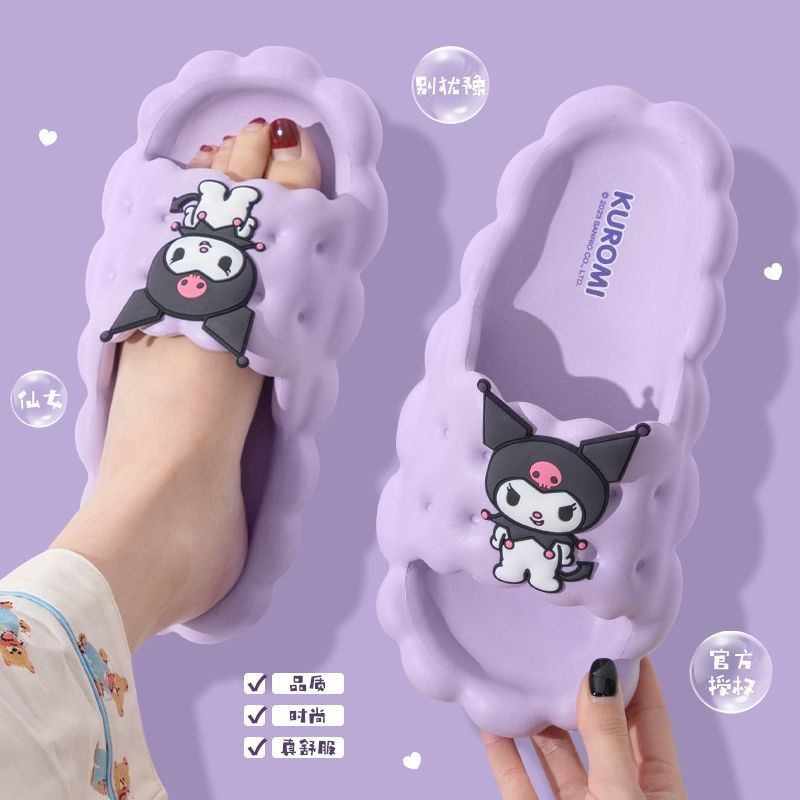 SANRIO Dép Đi Trong Nhà Chống Trượt In Hình CinnamorollDog Thời Trang Mùa Hè Cho Nữ