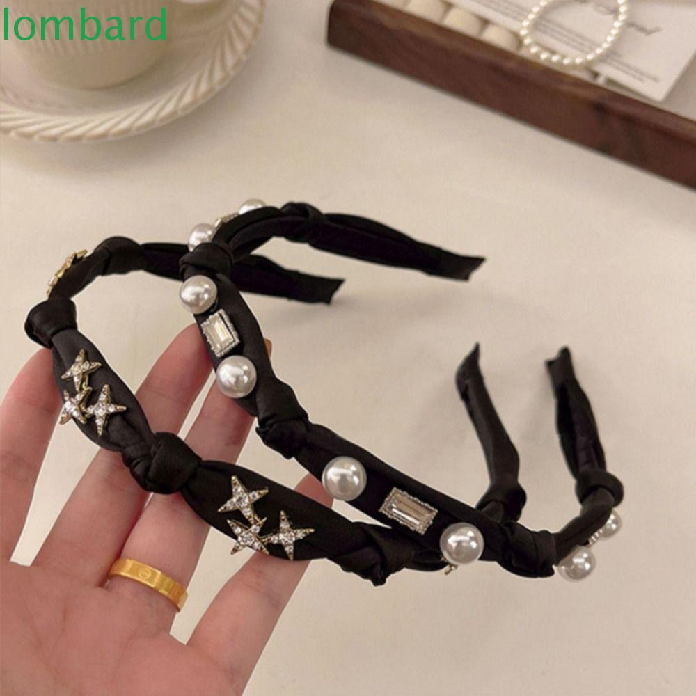 Băng Đô Thắt Nút Hình Ngôi Sao Đính Đá Lấp Lánh Phong Cách Hàn Quốc Dành Cho Cô Dâu