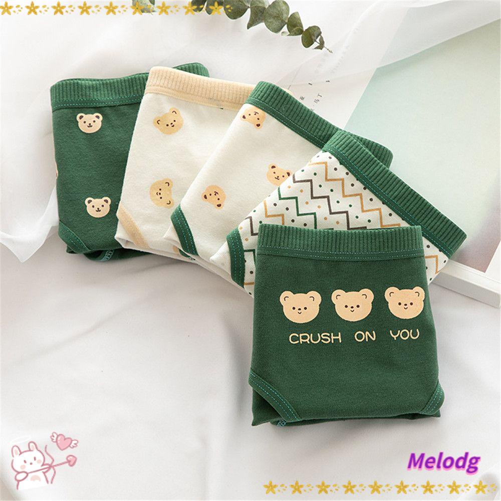 MELODG Quần LóT Cotton In HìNh GấU Xinh XắN Cho Bé GáI