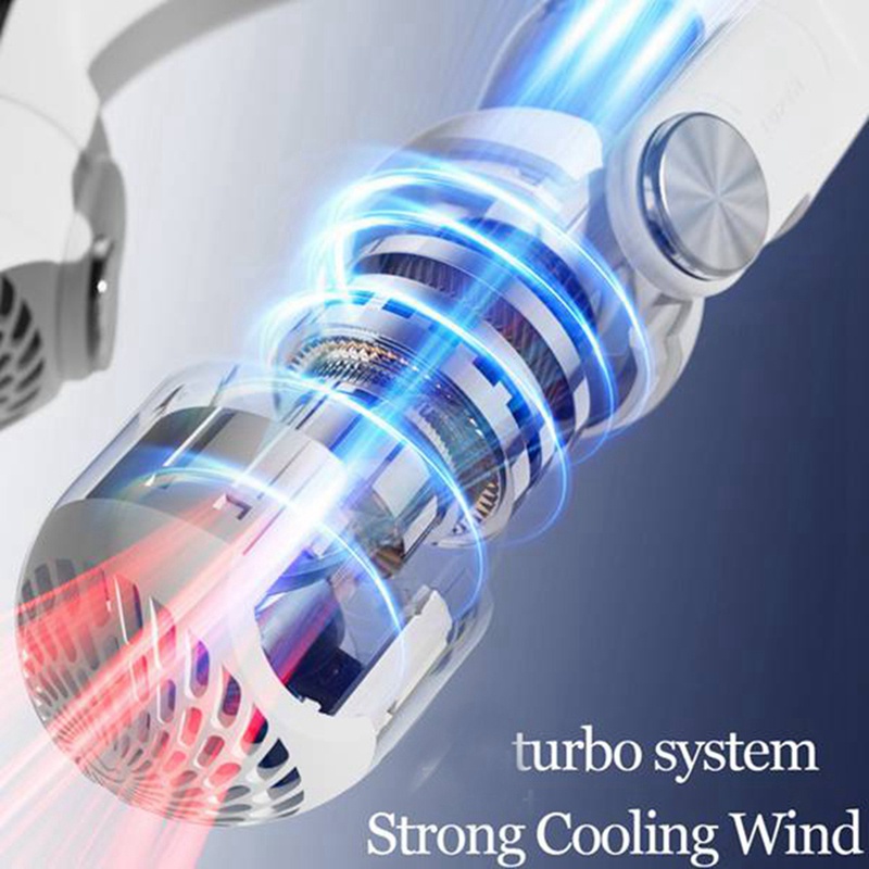 Quạt Đeo Cổ Mini 3 Tốc Độ Rảnh Tay Kèm Sạc USB Tiện Dụng Chất Lượng Cao