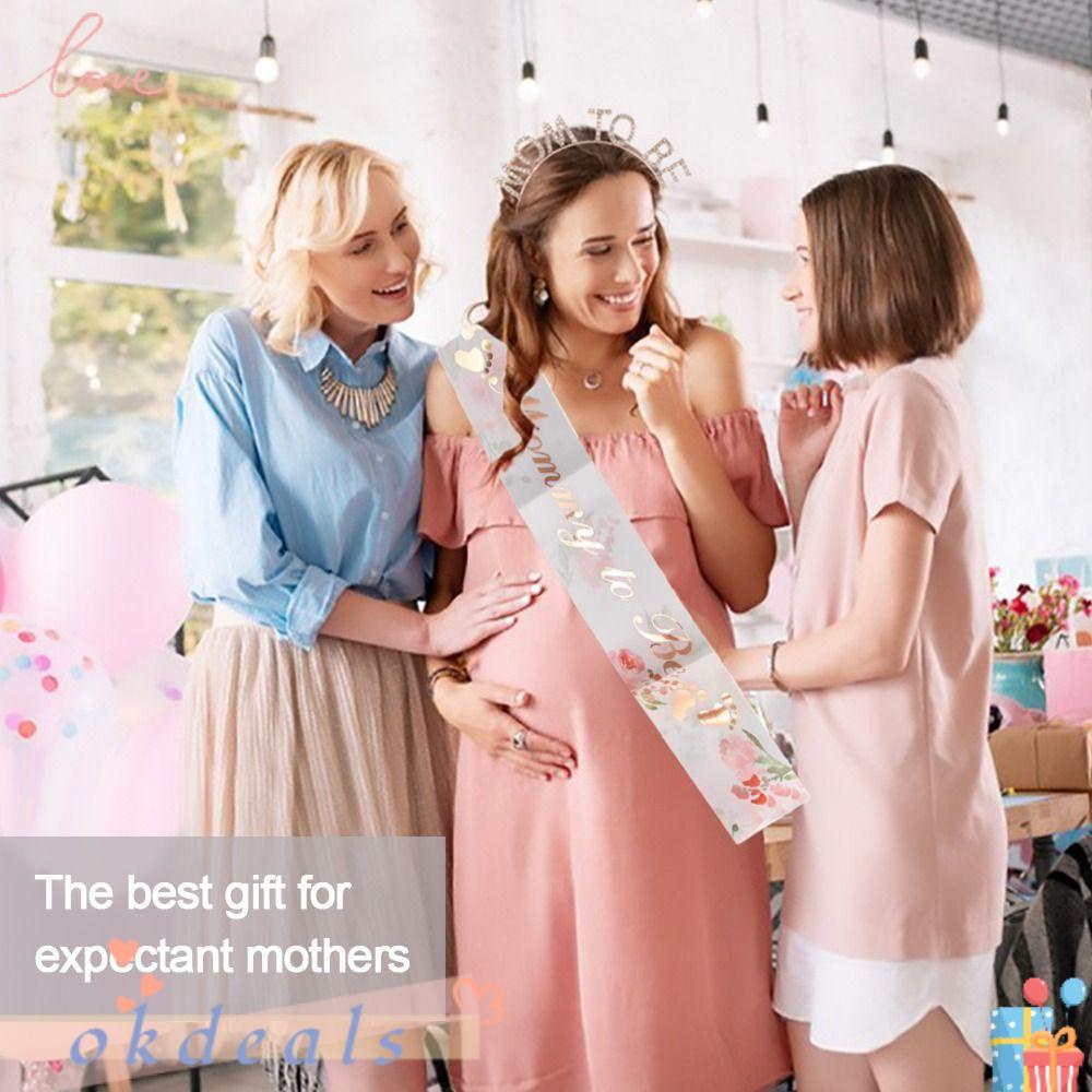 Băng Đô Cài Tóc Màu Hồng OKDEALS Mommy TO BE