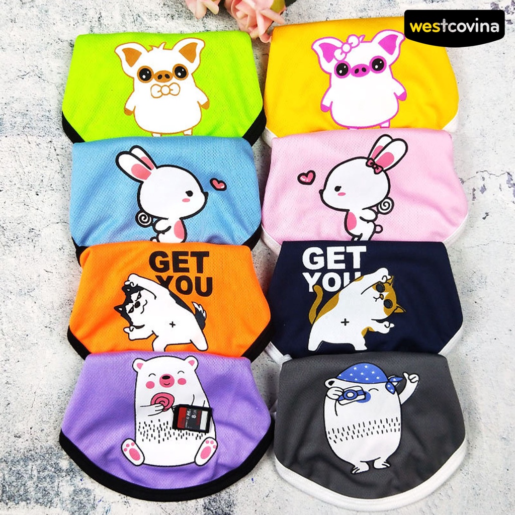[COD]♞Áo Lưới Thoáng Khí In Họa Tiết Hoạt Hình Dành Cho Cún Cưng