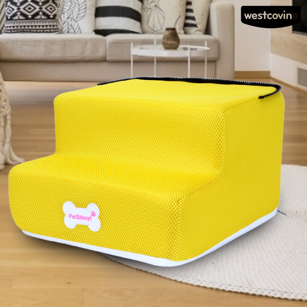 [COD]♞Thang Leo 2 Bậc Bằng Vải Không Trượt Chắc Chắn Cho Thú Cưng