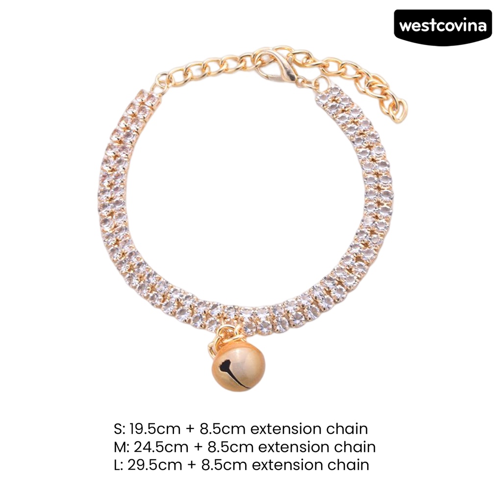 [COD]♞Vòng Cổ Đính Đá Thanh Lịch Dành Cho Thú Cưng