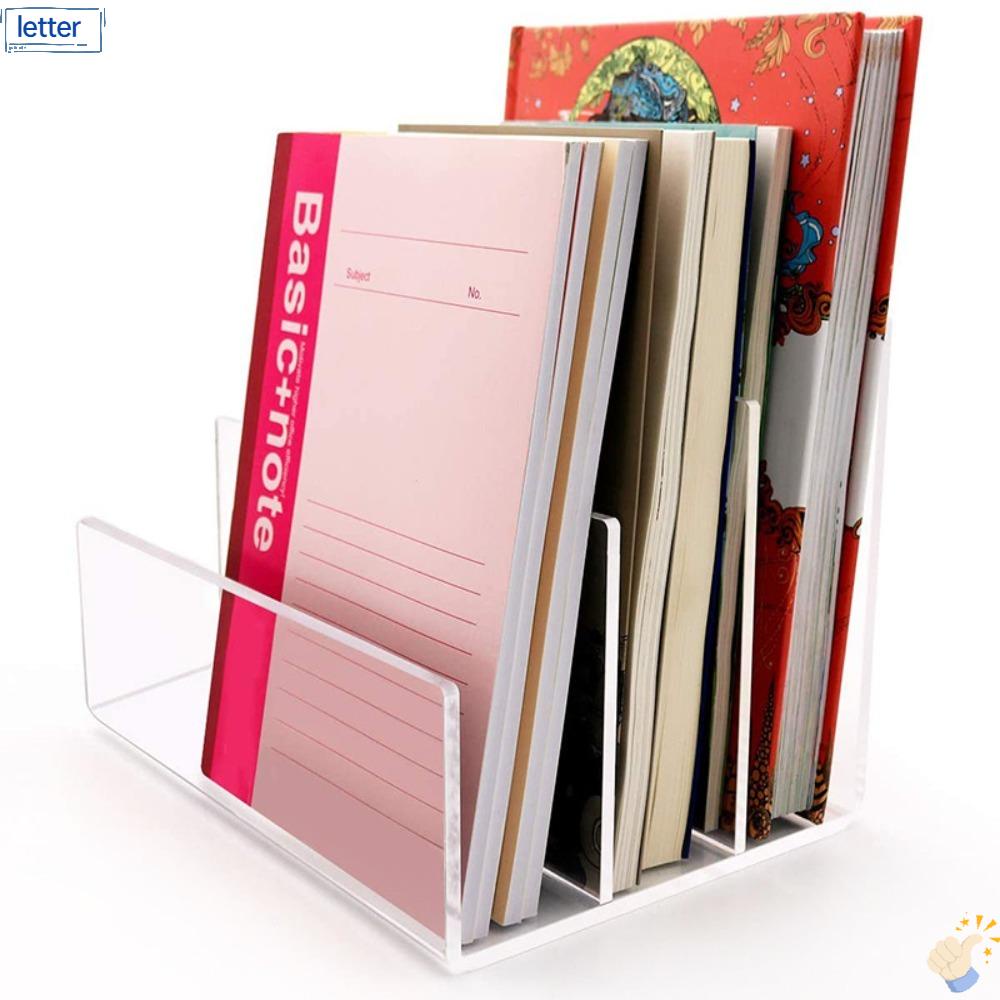 LET Giá Đỡ Tài Liệu Để Bàn Bằng Acrylic Tiện Dụng Cho Văn Phòng