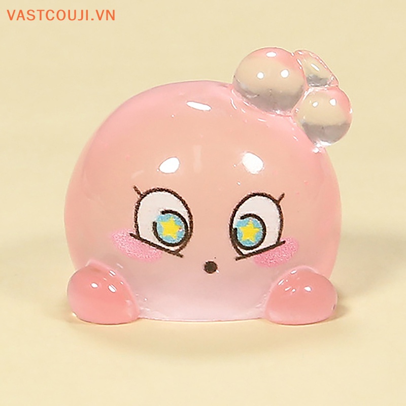 Bộ 2 Mô Hình VASTJI Mini Bằng Nhựa Resin Phát Quang Trang Trí Bảng Điều Khiển Xe Hơi