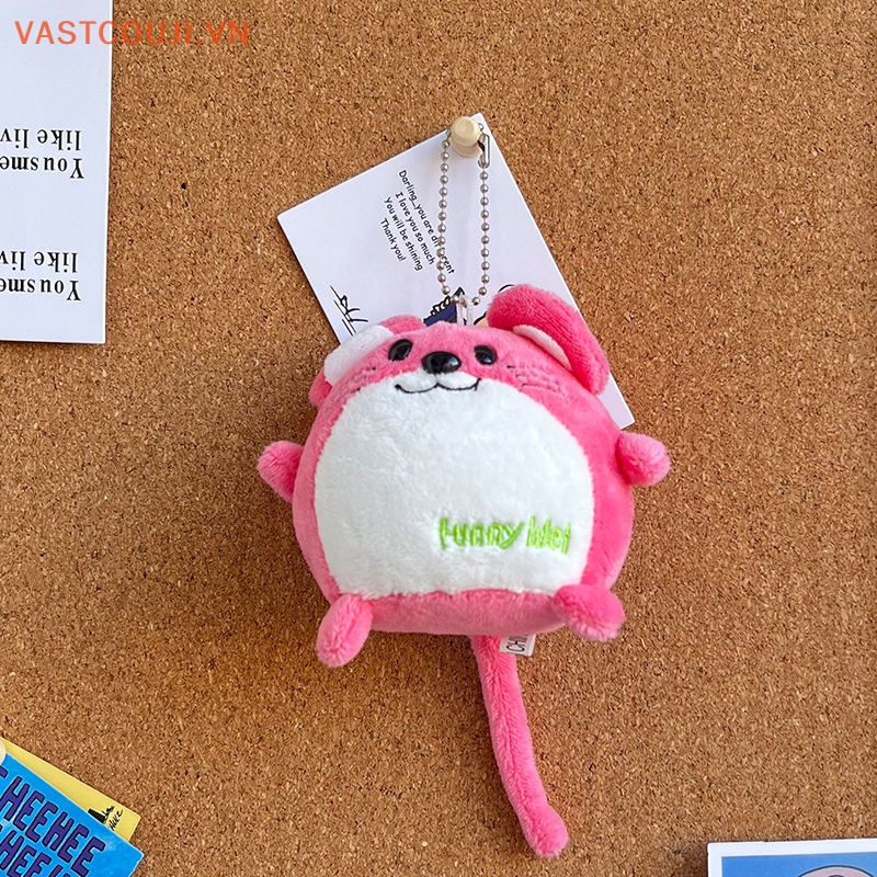 Móc Khóa Hình Búp Bê VASTJI Nhồi Bông Mini Dễ Thương