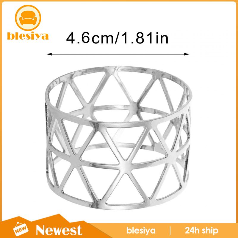 Set 6 Vòng Giữ Khăn Ăn Trang Trí Thời Trang Cho Tiệc Cưới