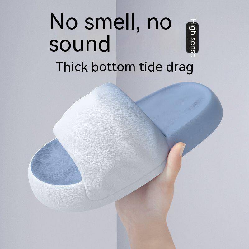 【JsS】Gradient Slippers for Men to Wear Outside, Summer Indoor Home Use, Anti-skid, Silent Couple, Bathroom Sandals for Women