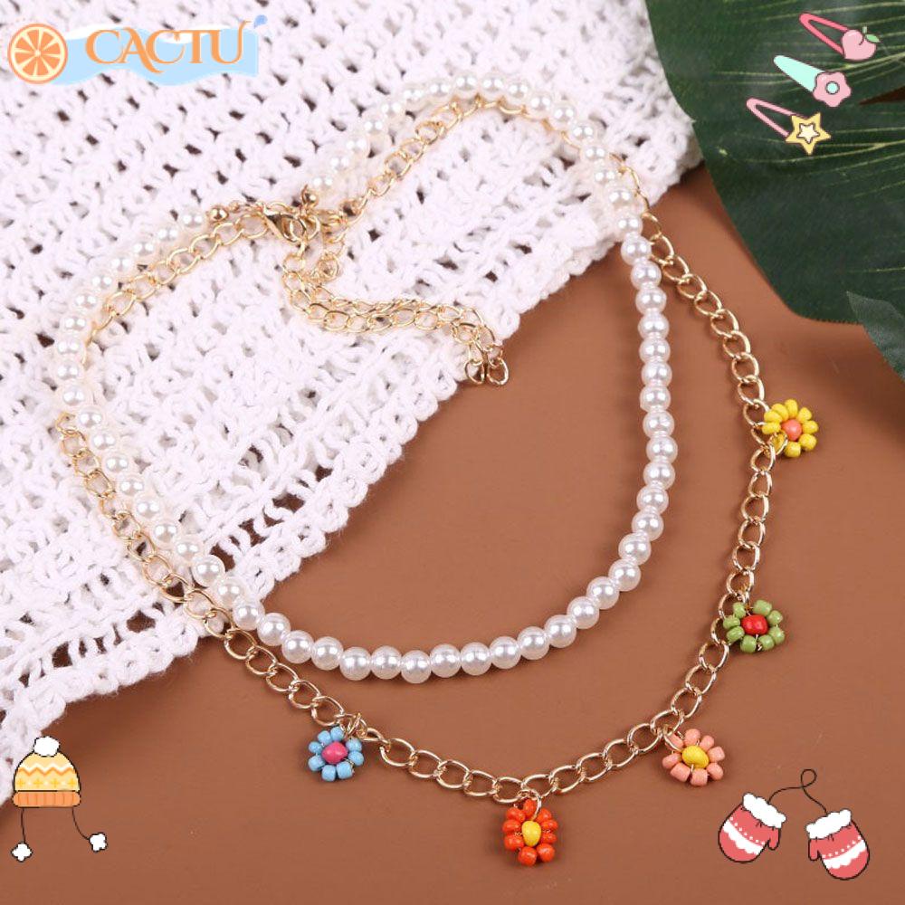 CACTU Set 2 Vòng cổ Đám Cưới Kiểu Dáng Dễ Thương Xinh Xắn Dành Cho Nữ