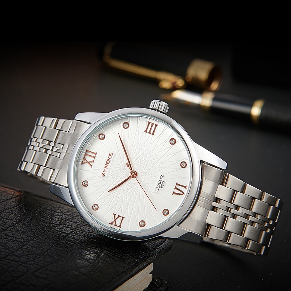 Đồng Hồ Số La Mã ĐíNh Đá ThờI Trang Cho Nam