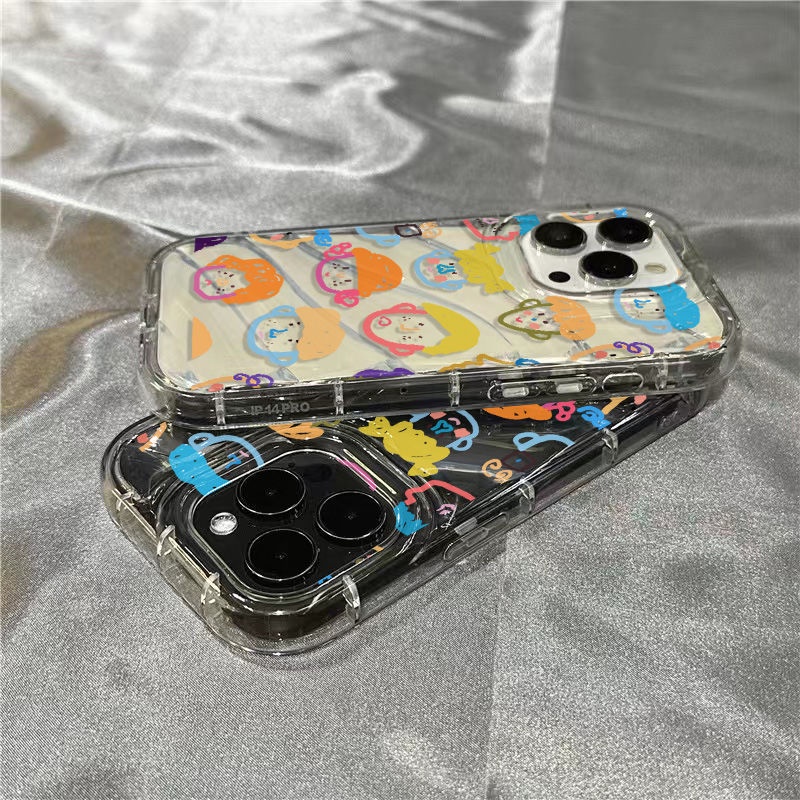 Ốp Điện Thoại Mềm Trong Suốt In Hình Nhân Vật Hoạt Hình Dễ Thương Cho Iphone 8 / 1312 / xr / 7 14Promax 11 Plus