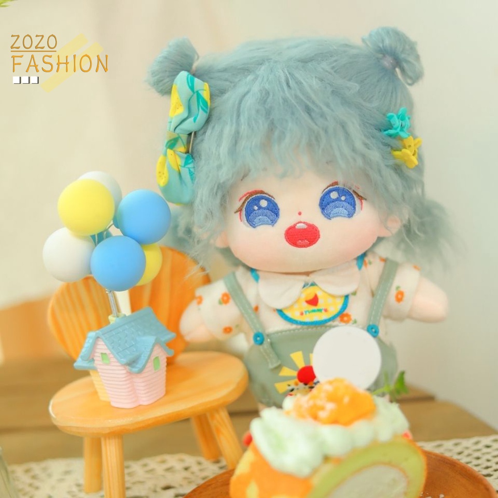 1 Bộ Búp Bê Đồ Chơi Bằng Vải Bông Nhẹ Nhàng Đáng Yêu Trang Trí Nhà Cửa