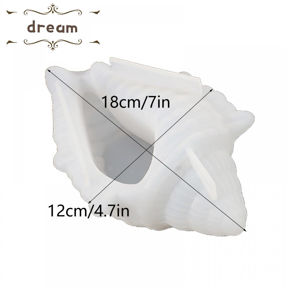 【DREAMLIFE】Shell Mould Flower Pot Home Decor Jewelry Making Sea Shell Secented Candle