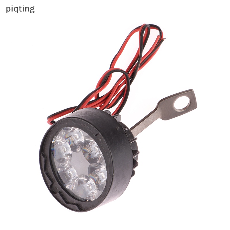 Đèn Pha Siêu Sáng 6 Led 12V Hình Oval Vỏ Sò Chuyên Dụng Cho Xe Mô Tô