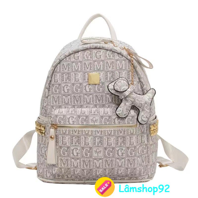 Balo nữ Hoạ Tiết GML Unisex Hot Trend 2023 Phong Cách Hàn Quốc trẻ trung balo học sinh