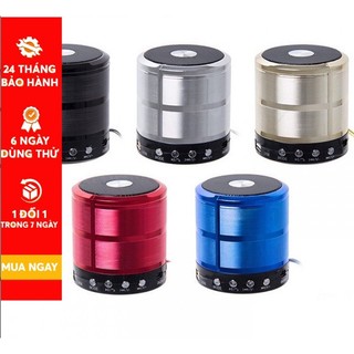 Loa bluetooth mini ws887 - nghe nhạc đa năng mp3 hỗ trợ đài fm khe thẻ nhớ usb cổng aux3.5mm - cuộc gọi 3w