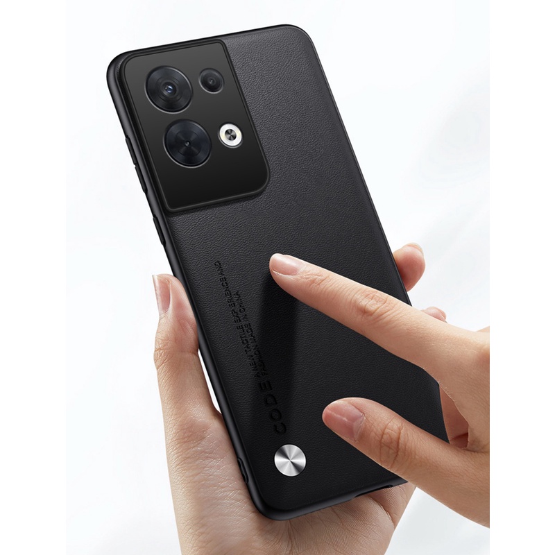 Ốp Điện Thoại Da PU Nhám Chống Sốc Cho OPPO Reno 8 / 8 Pro / 8 Lite / 8z / 8T 5G