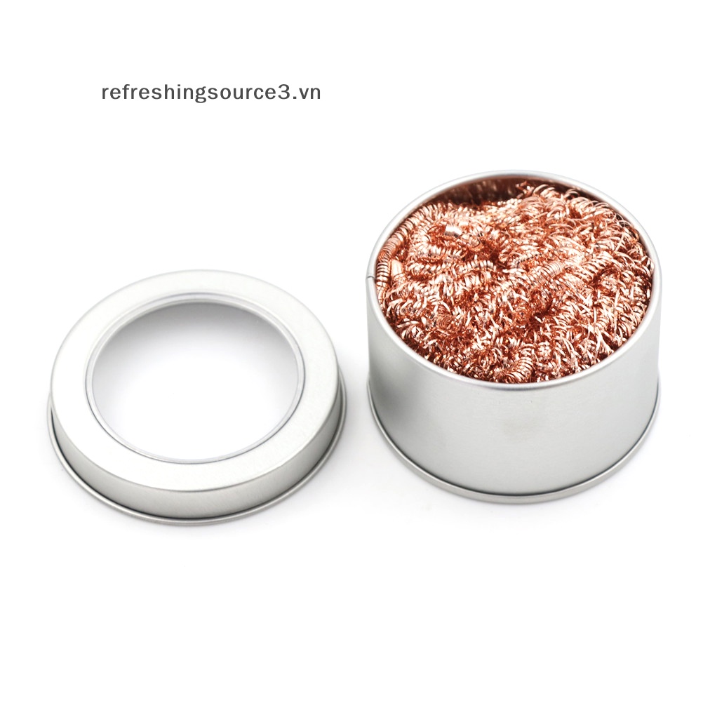 Bóng Làm Sạch Đầu Hàn Sắt Refe3} Kèm Hộp Kim Loại {refreshingsource3.vn}