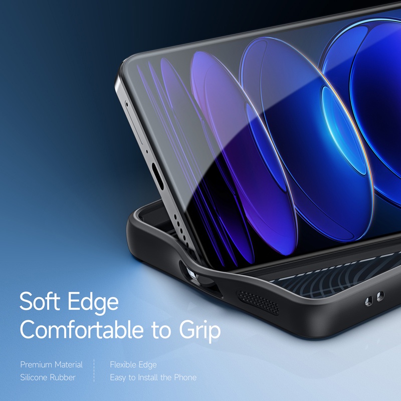 Ốp Điện Thoại DUX DUCIS TPU PC Nhám Chống Dấu Vân Tay Cho Xiaomi Redmi Note 12 Pro Plus 5G