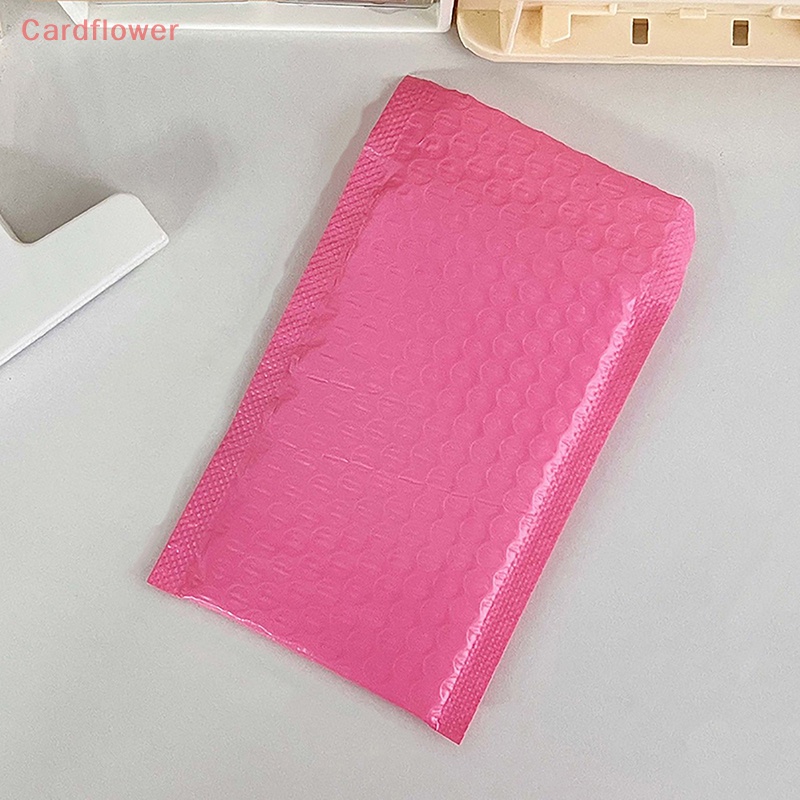 < Cardflower > 10 Túi Gửi Thư Bong Bóng Đỏ Hồng Tự Đóng Gói Bảo Vệ Chống Rơi Bền Bỉ Làm Quà Tặng Mới