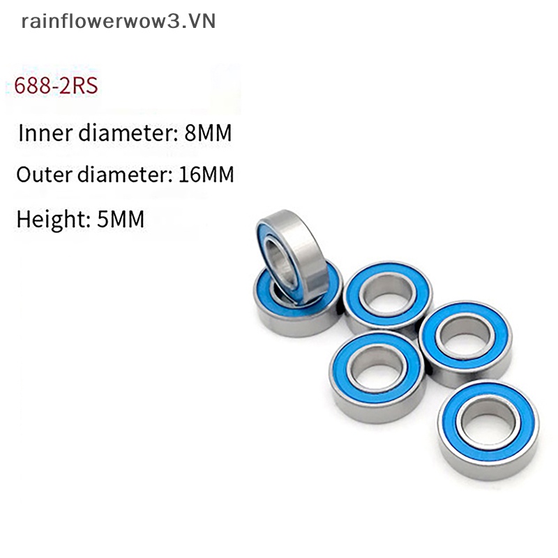 Set 5 Vòng Bi 688-2RS 8x16x5mm Chuyên Dụng Cho Xe Điều Khiển Từ Xa
