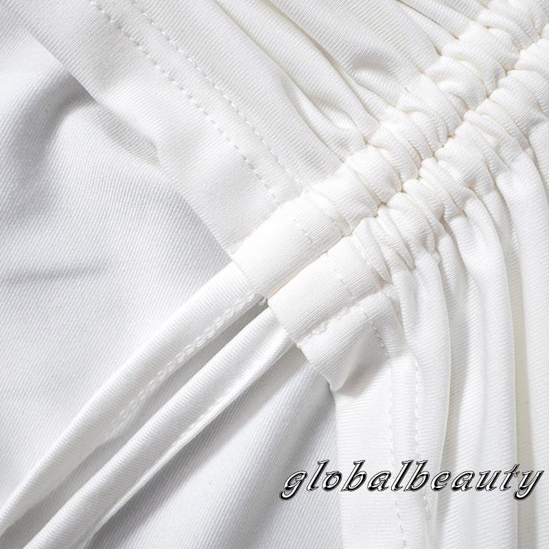 Áo Croptop Sát Nách Màu Trơn Dáng Ôm Thời Trang Mùa Hè Cho Nữ