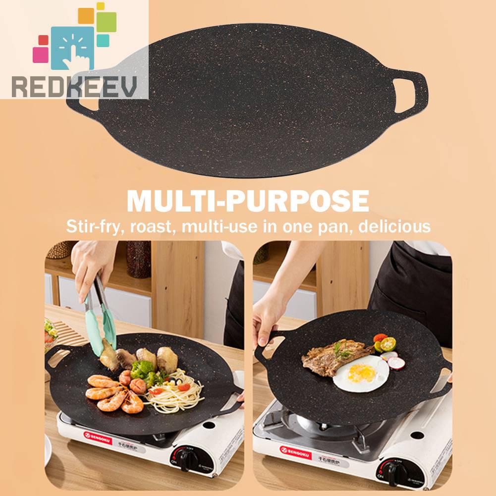 Chảo Chiên Thịt Bbq Bằng Sắt Siêu Bền Tiện Dụng Cho Hoạt Động Ngoài Trời