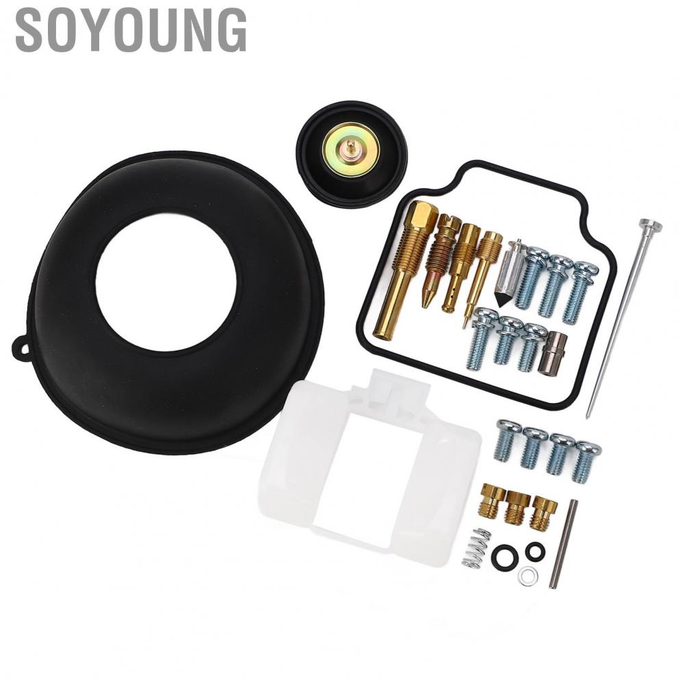 Soyoung 29PCS Carburetor  Kit 16016 MAH 670 Aging Resistant Carb Rebuild Set Fit For NX650 1988 to 1994
