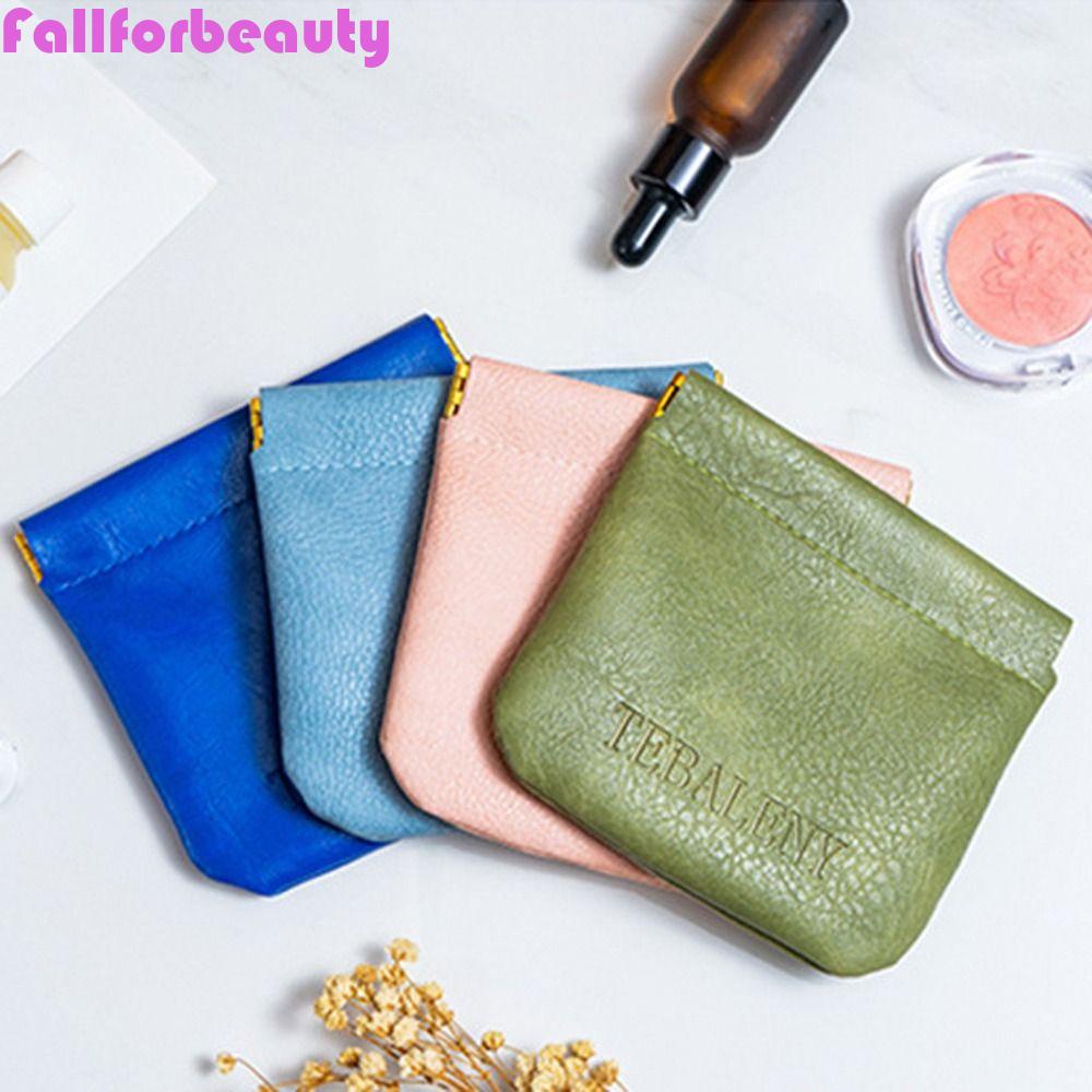 Túi Đựng Tiền Xu Mini Bằng Da PU In Chữ Tự Đóng Phong Cách Hàn Quốc Cho Nữ