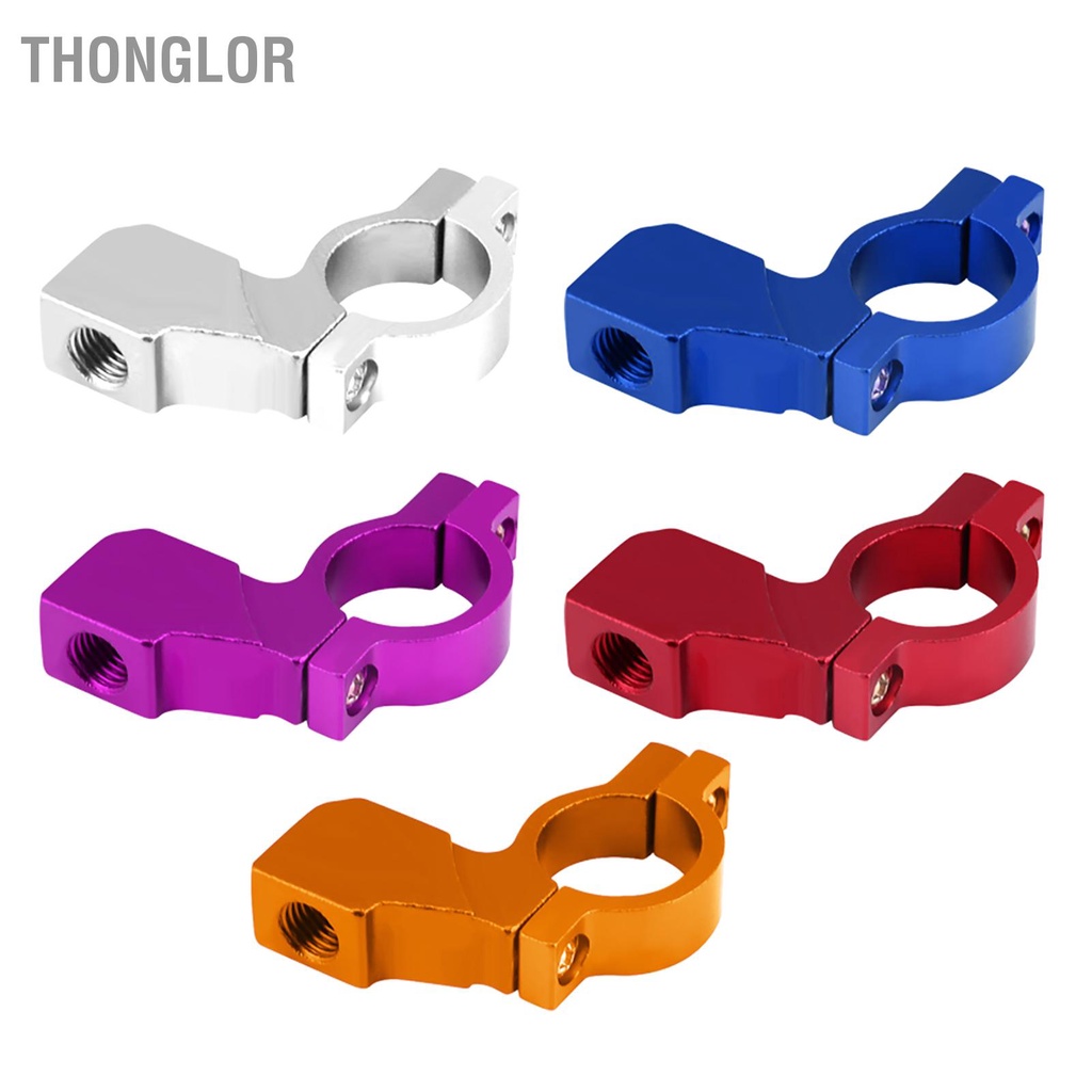 Thonglor 10mm Xe Máy Gương Chiếu Hậu Chân Đế Tay Lái Gắn Adapter Giá Đỡ Kẹp 5 Màu