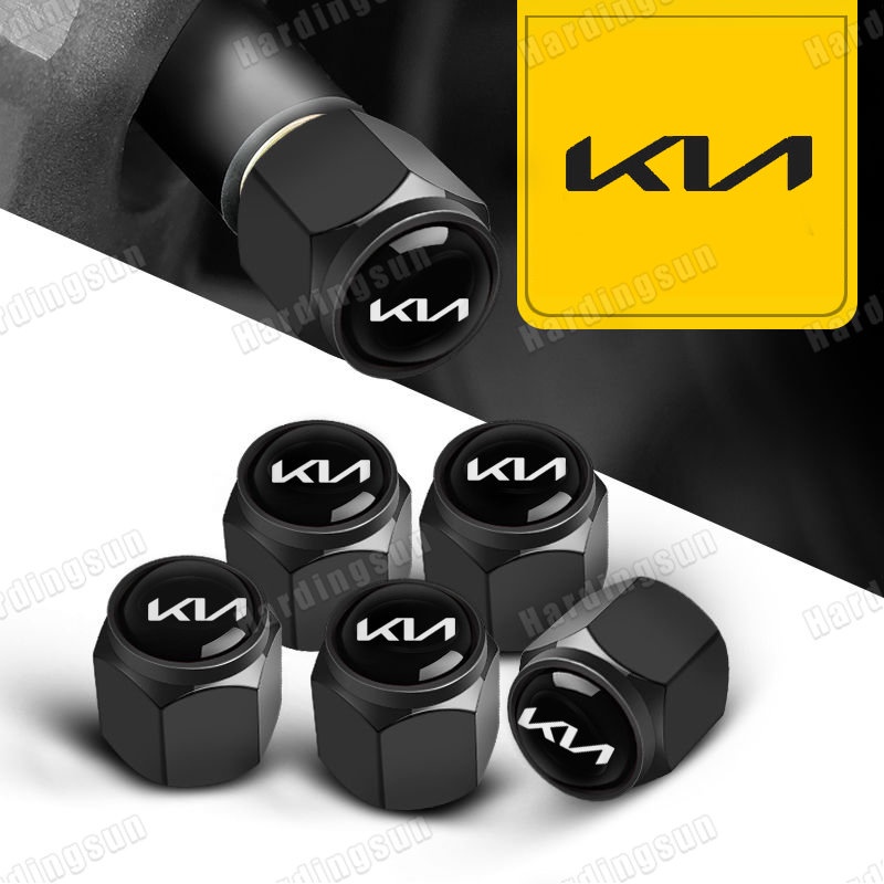 Set 4 Nắp Van Lốp Xe Ô Tô KIA K2 K3 K5 RIO KX3 KX5 KX7