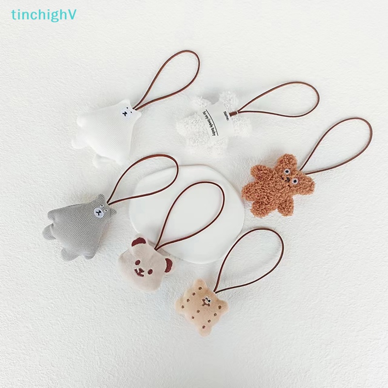 [TinchighV] Móc Khóa Túi Xách Hình Gấu Nhồi Bông Mềm Mại Dễ Thương