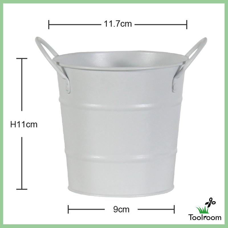 Xô Đựng Khoai Tây Chiên Có Tay Cầm Màu Trắng