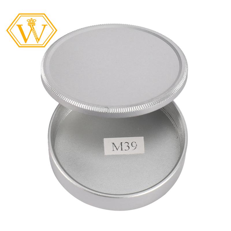 Bộ Nắp Ống Kính Và Nắp Đậy Bằng Kim Loại Màu Bạc Cho M39 Ltm Lsm Leica Mcm39S
