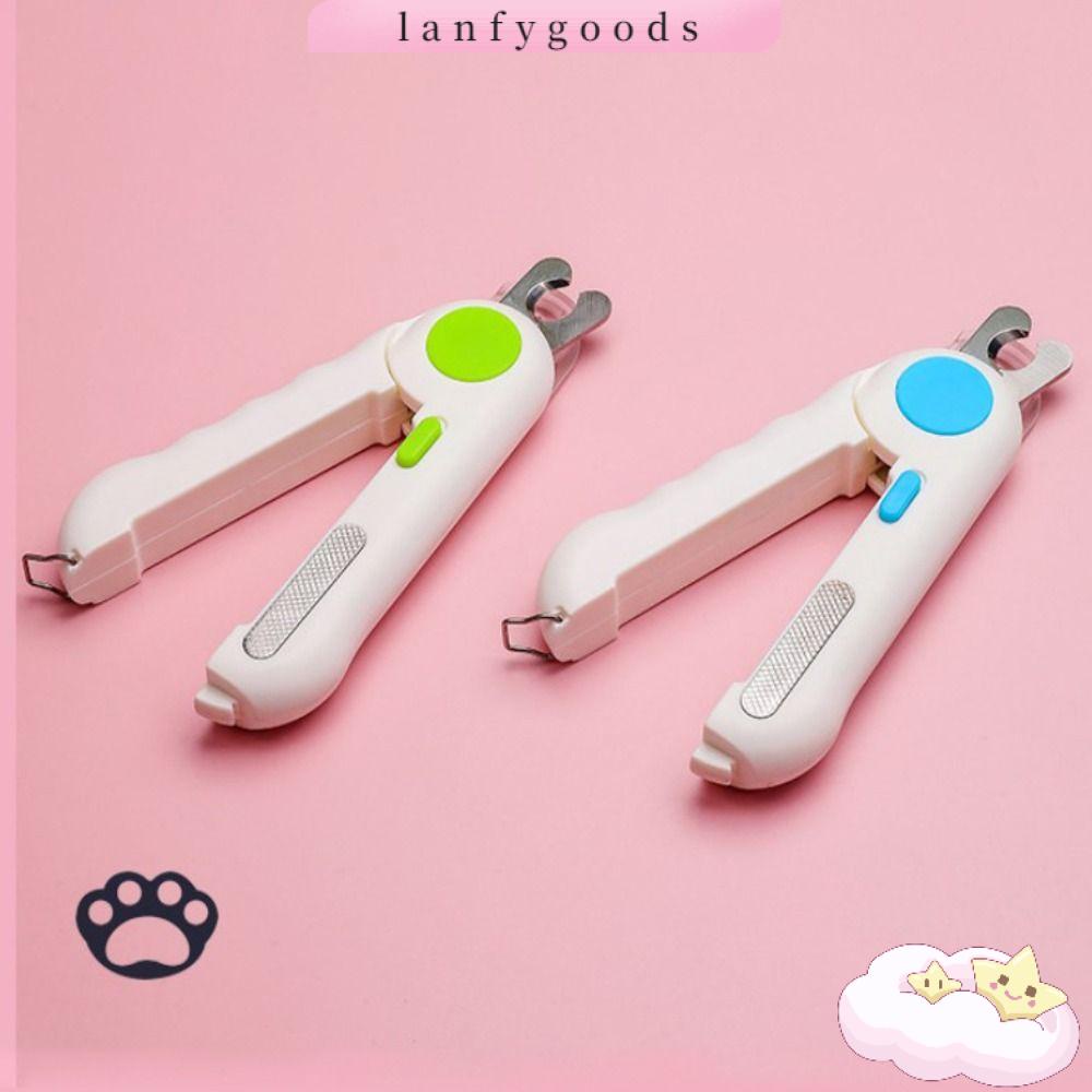 LANFY Kềm Cắt Móng Tay Có Đèn LED An Toàn Cho Thú Cưng