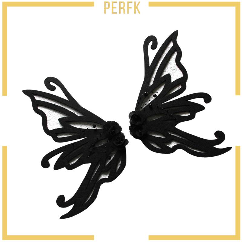 Kẹp Tóc Hình Bướm Phong Cách Gothic