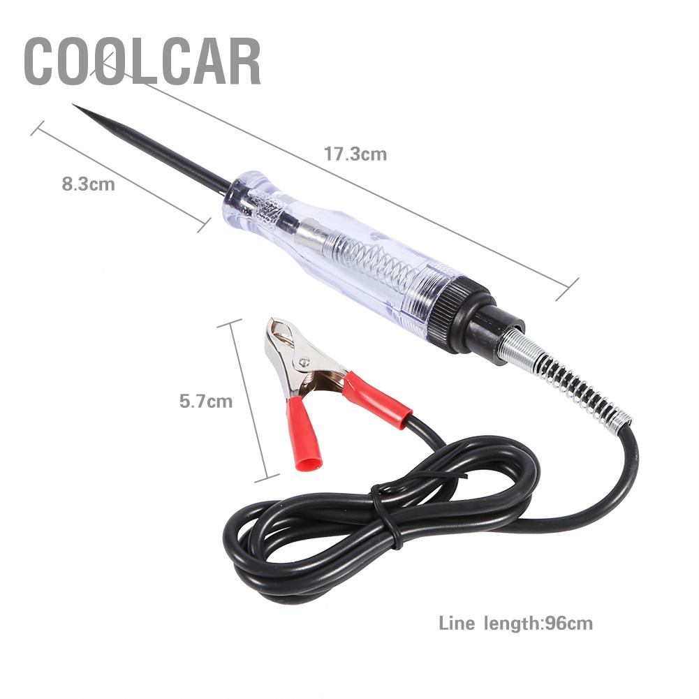 Bút thử điện ô tô - Bút Kiểm Tra Mạch Điện Áp Xe Ô Tô - DC 6V 12V 24V - CoolCar