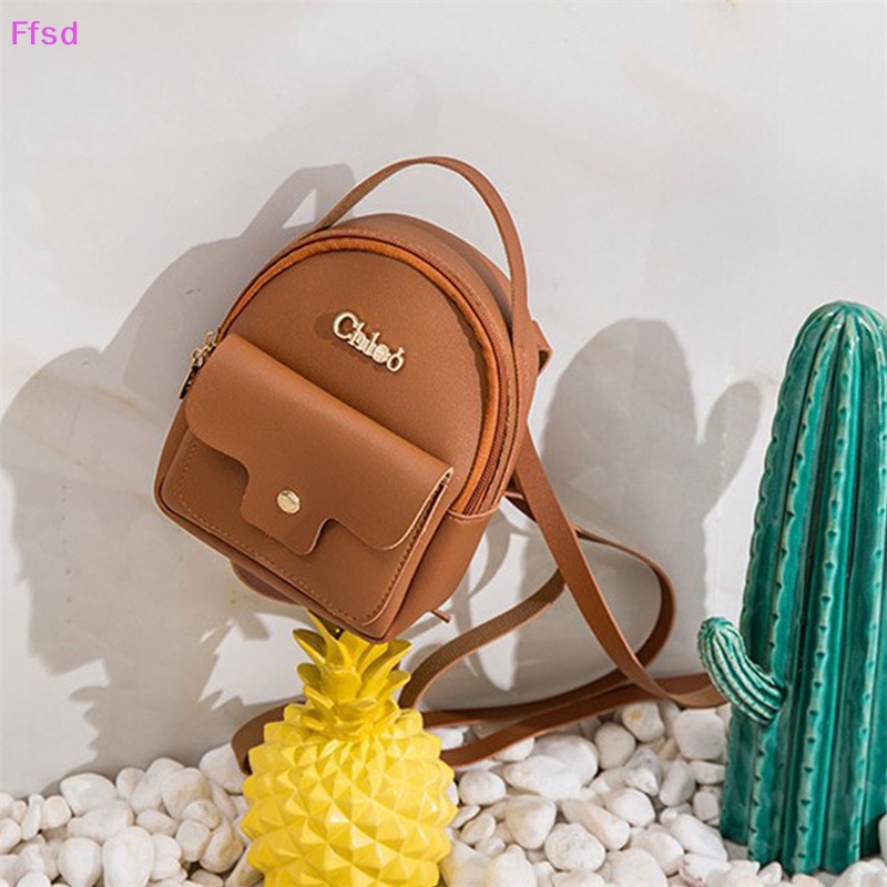 Ba Lô Da PU Mini Đựng Điện Thoại Đa Năng Thời Trang Cho Nữ