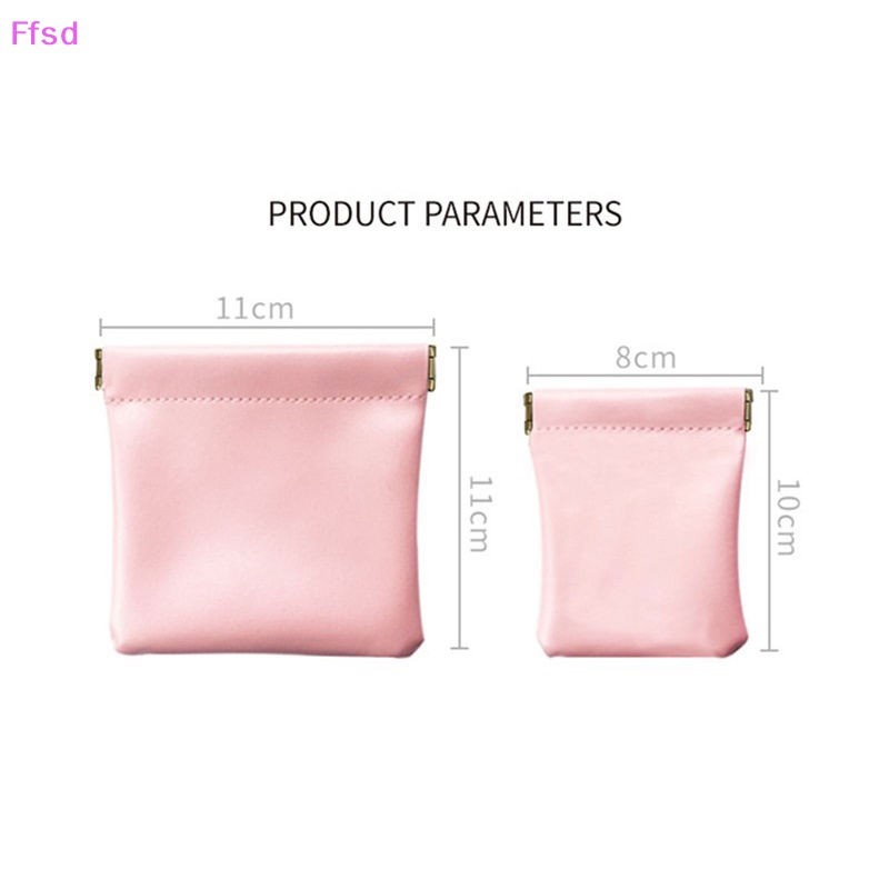 Túi Đựng Tai Nghe / Tiền Xu / Mỹ Phẩm Mini Bằng Da PU Nhỏ Gọn Dành Cho Nam Và Nữ