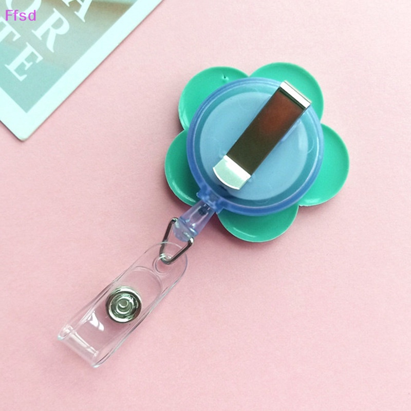 {Ffsd} Dây Đeo Thẻ ID / Huy Hiệu Bằng Silicon Chất Lượng Cao Có Thể Thu Gọn Cho Học Sinh / Y Tá Bán Chạy