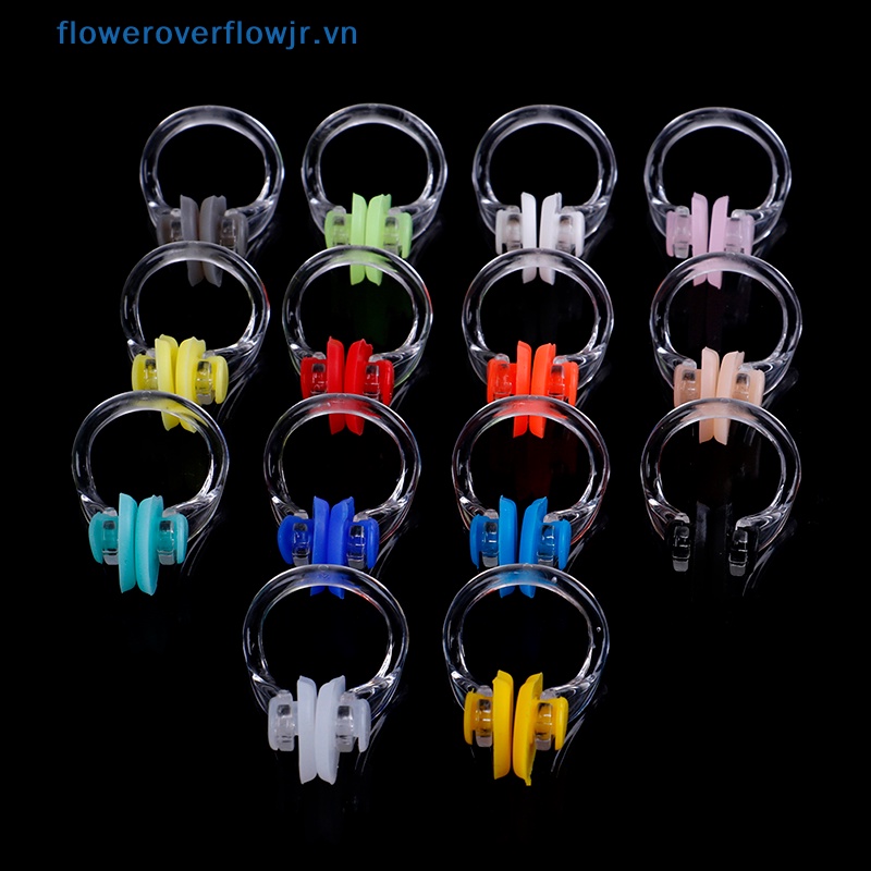 2 Kẹp Mũi Bằng Silicone Dùng Tập Bơi Tiện Dụng