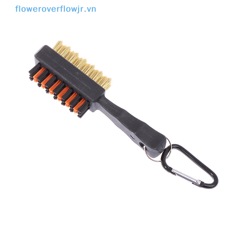 Bàn Chải Nylon 2 Mặt Có Dây Kéo Vệ Sinh Gậy Đánh Golf